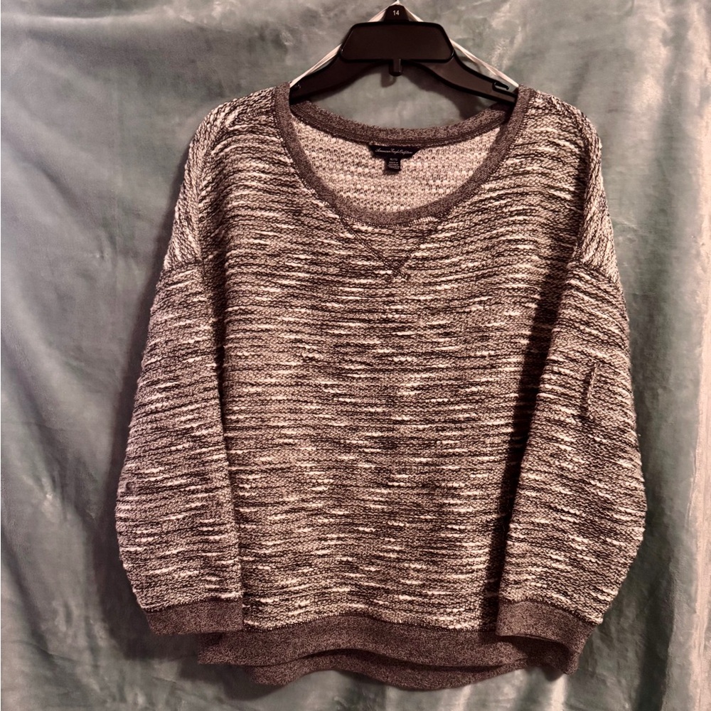 American Eagle Outfitters Marled Gray Sweater
